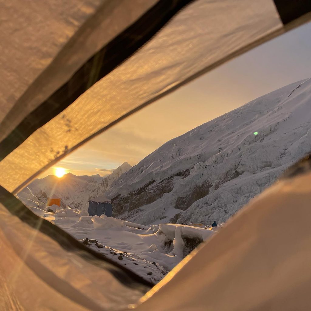 Everest. Acclimatamento in quota per Gottler e Jornet. Foto @ Jornet