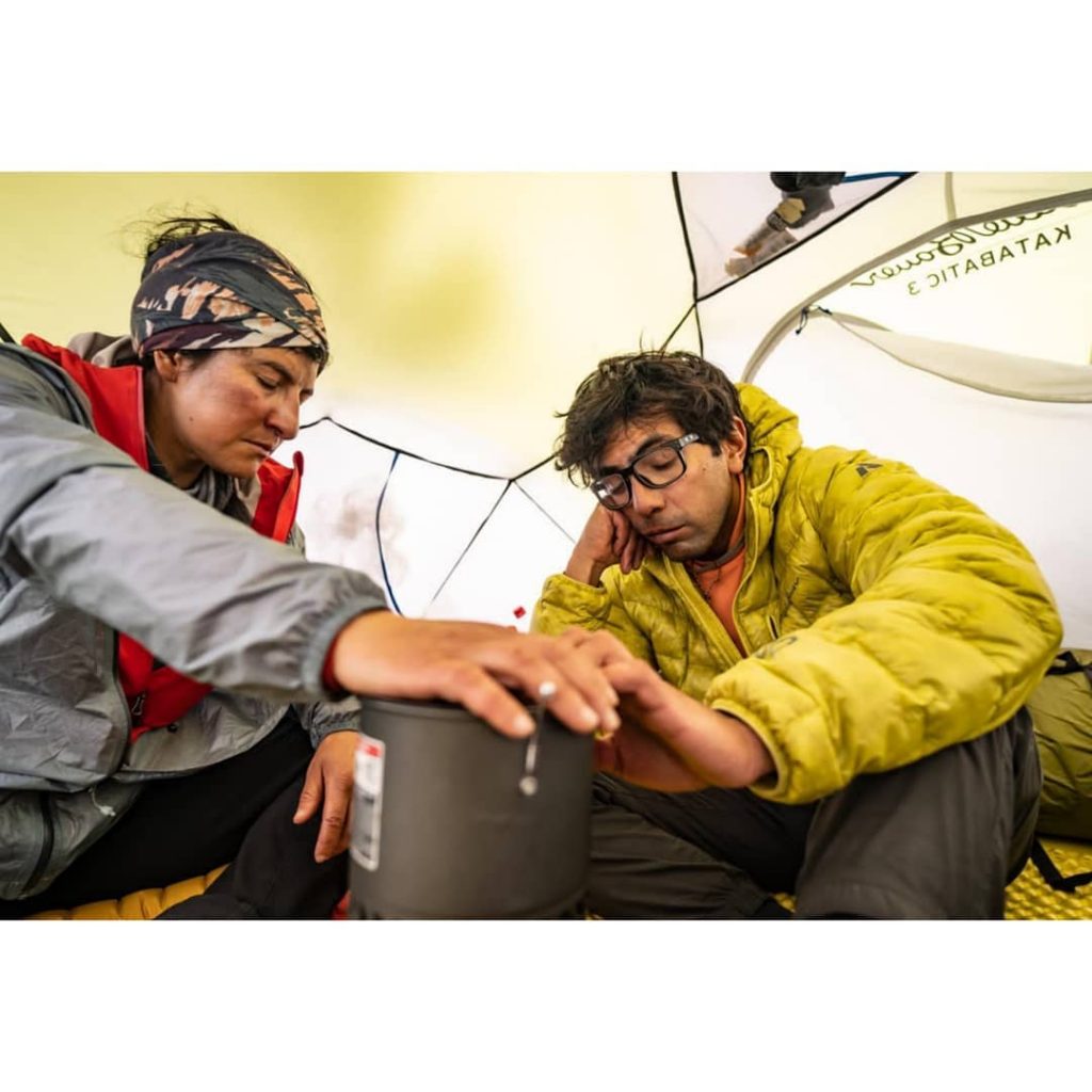 Dhaulagiri via normale. Carla Perez e Topo Mena. Foto @ Carla Perez