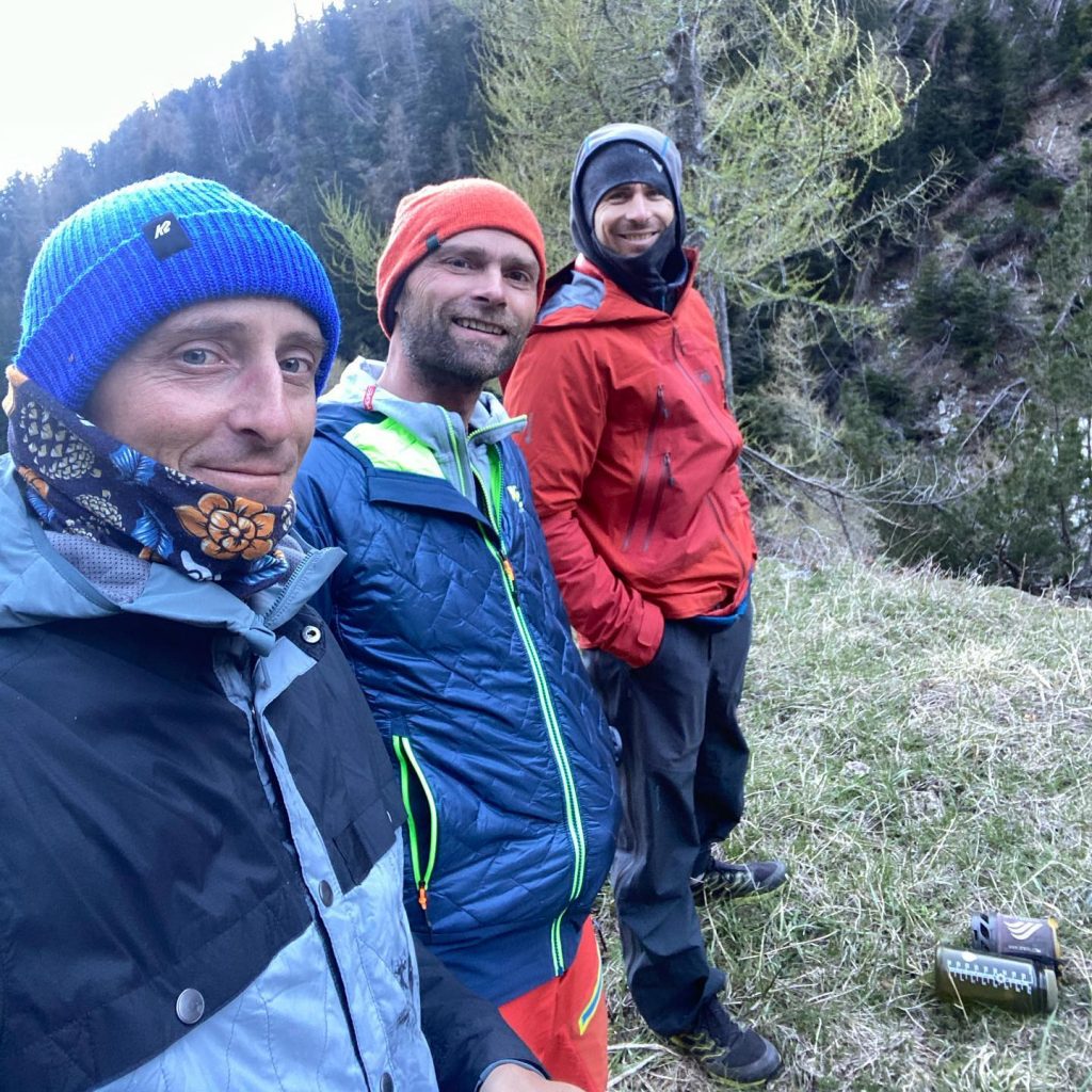 Un super trio di amici - Foto FB Vivian Bruchez Steep Skier-Mountain Guide