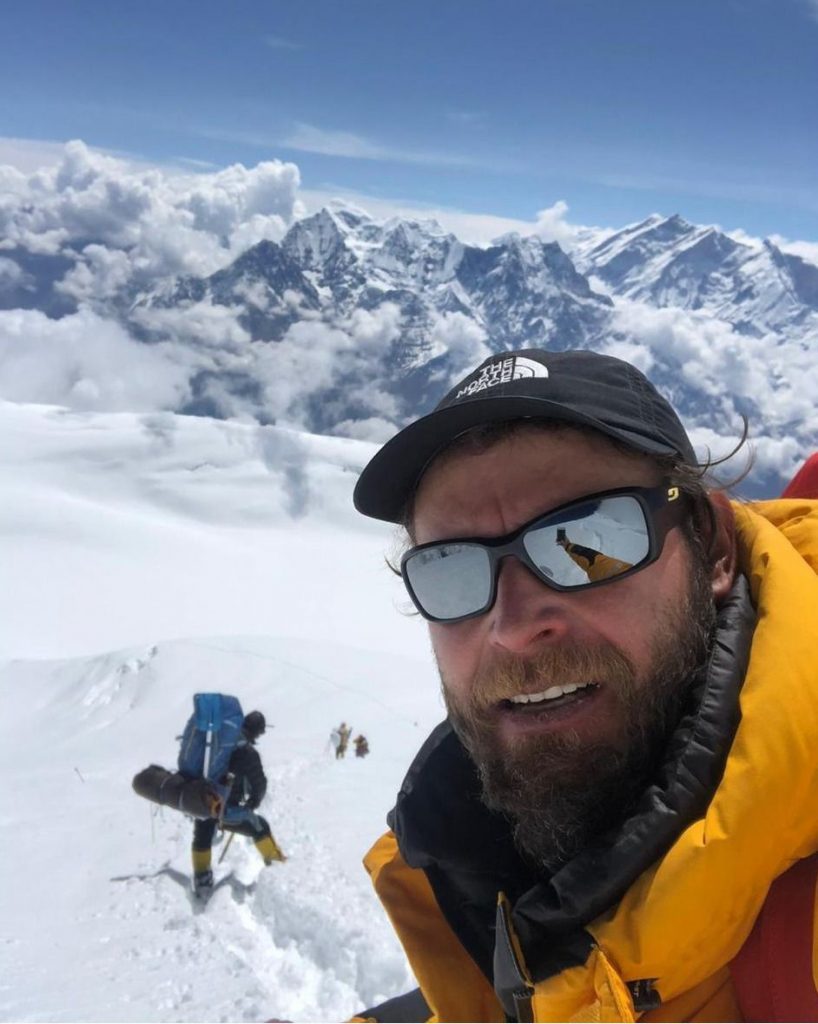 Dhaulagiri via normale.  Moeses Finamoncini. Foto Finamoncini