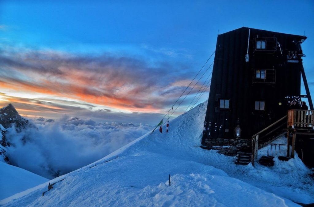 monte rosa, capanna margherita