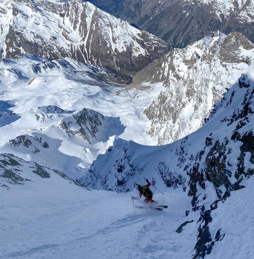 Linea X - Foto FB Vivian Bruchez Steep Skier-Mountain Guide