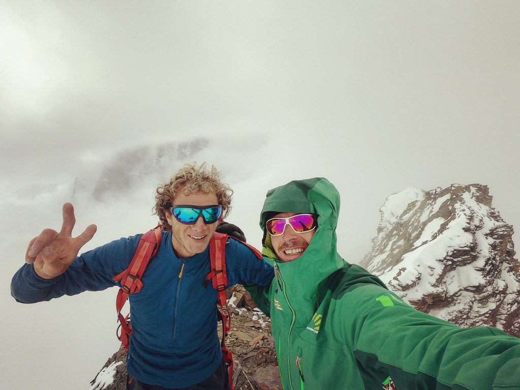 Con Matteo Della Bordella sulla cima del Bhagirathi II - Foto FB Matteo Della Bordella
