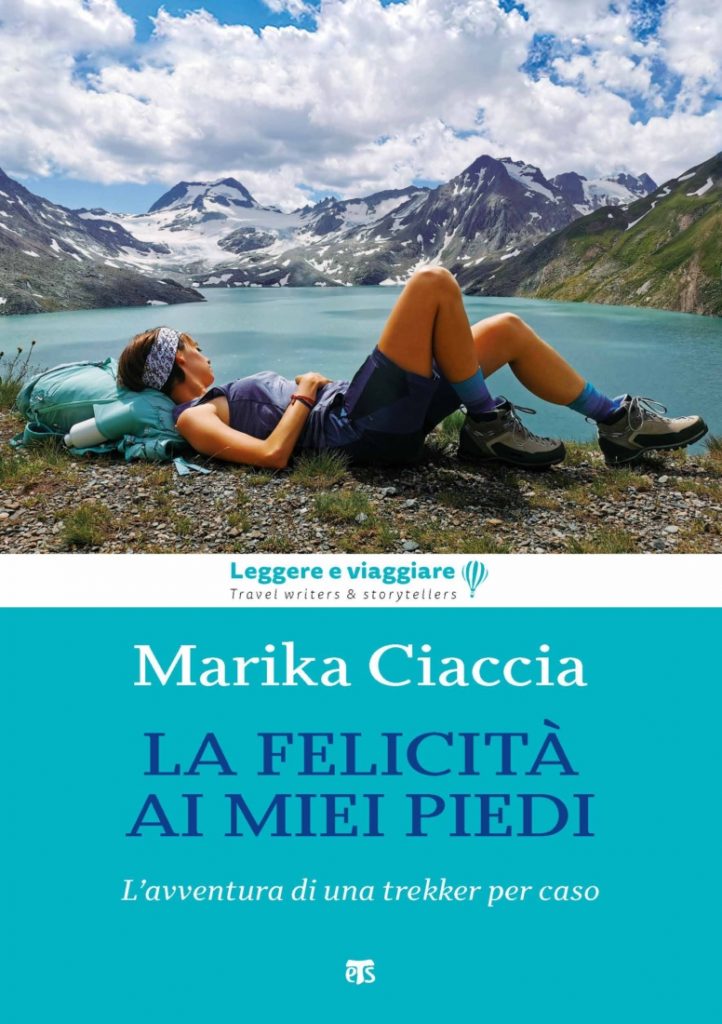 La copertina del libro "La felicità ai miei piedi" di Marika Ciaccia.