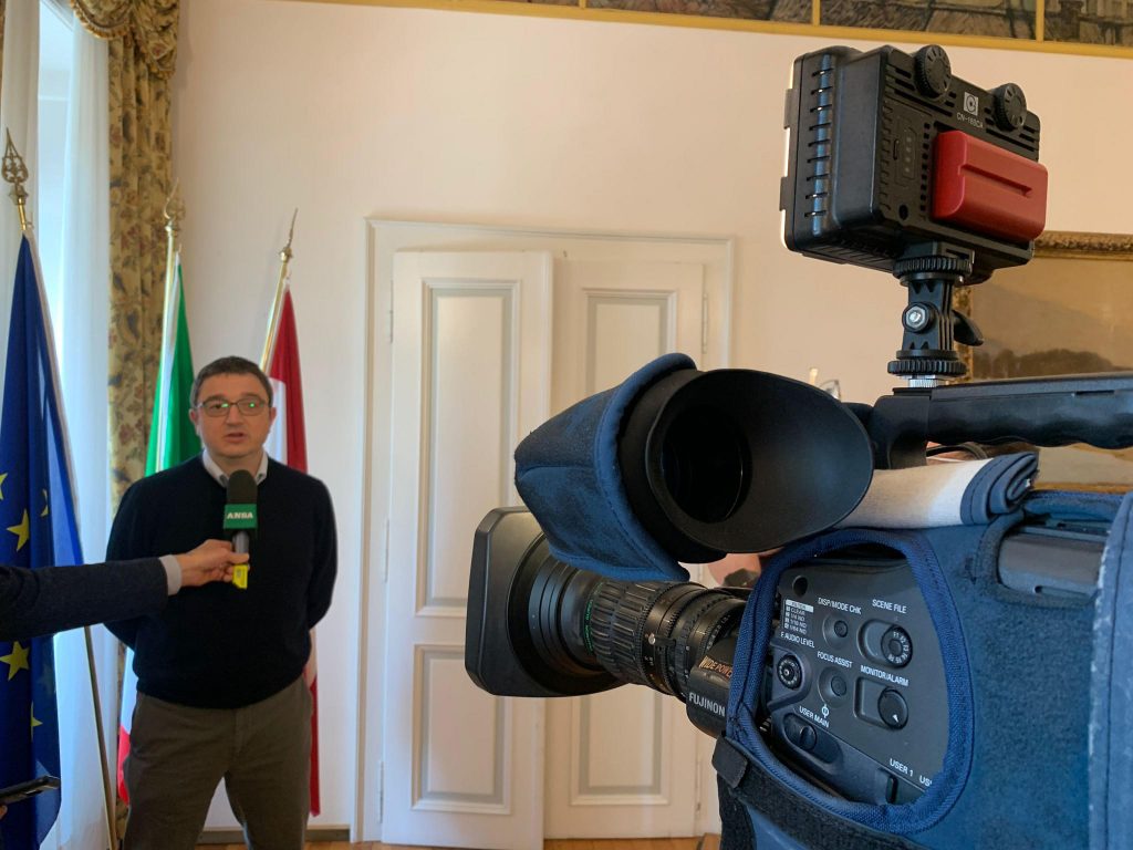 Il presidente PAT Maurizio Fugatti - Foto ANSA/WALLISCH