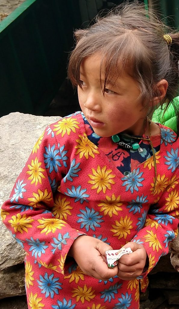 Una bambina nepalese 