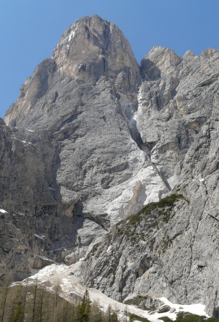 Frana sulla Est del Sass Maor  - Foto Gabriele Villa