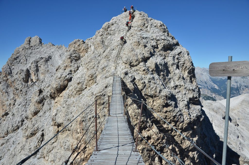 Ferrata Dibona. Foto Wikimedia Commons @Pavel Špindler