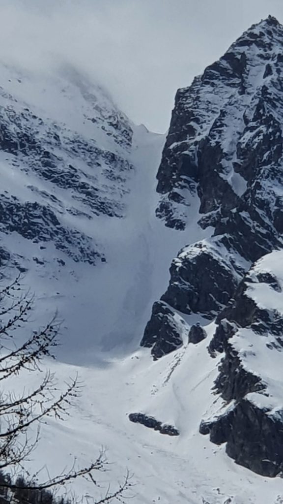 Valanga a Ceresole - foto CNSAS Piemonte
