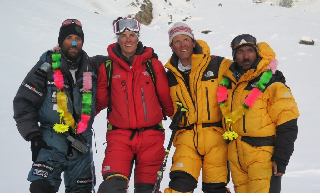 Alez Txikon, Tamarą Lunger, Simone Moro, Ali Sadpara