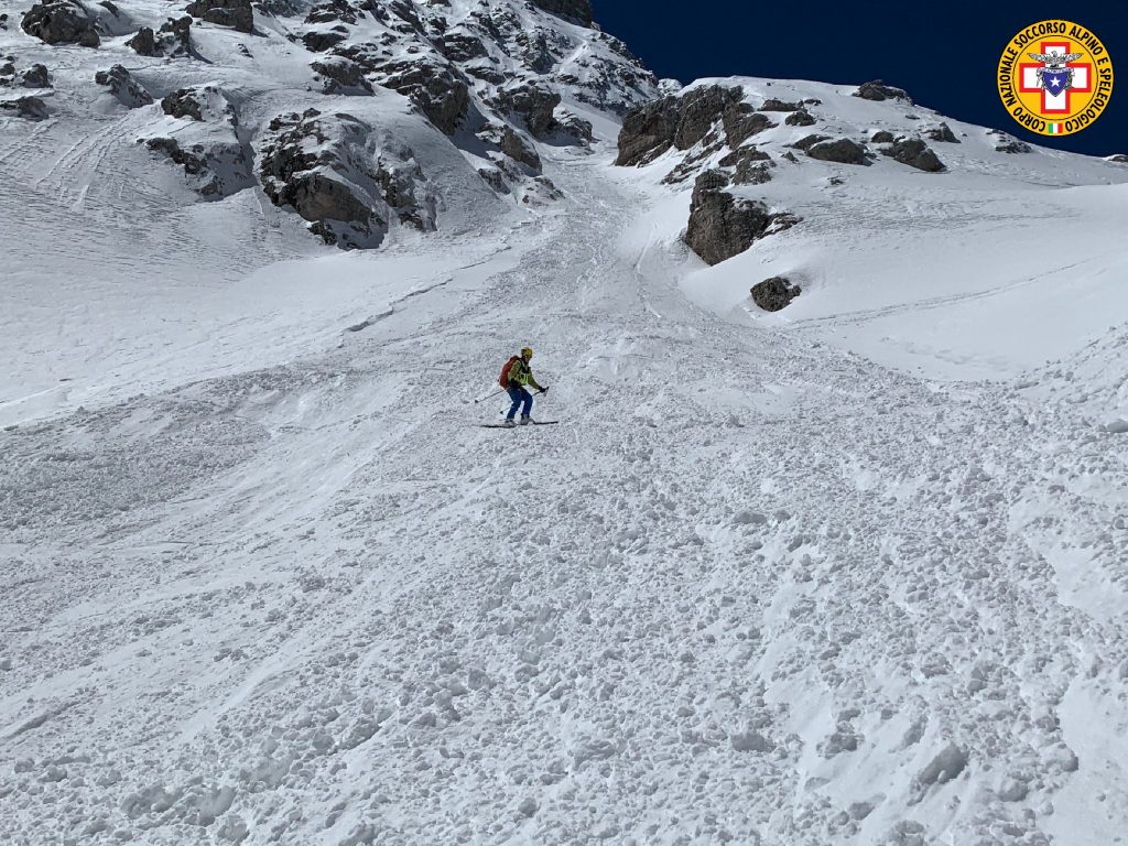 Valanga su Tofana di Rozes - Foto CNSAS Veneto