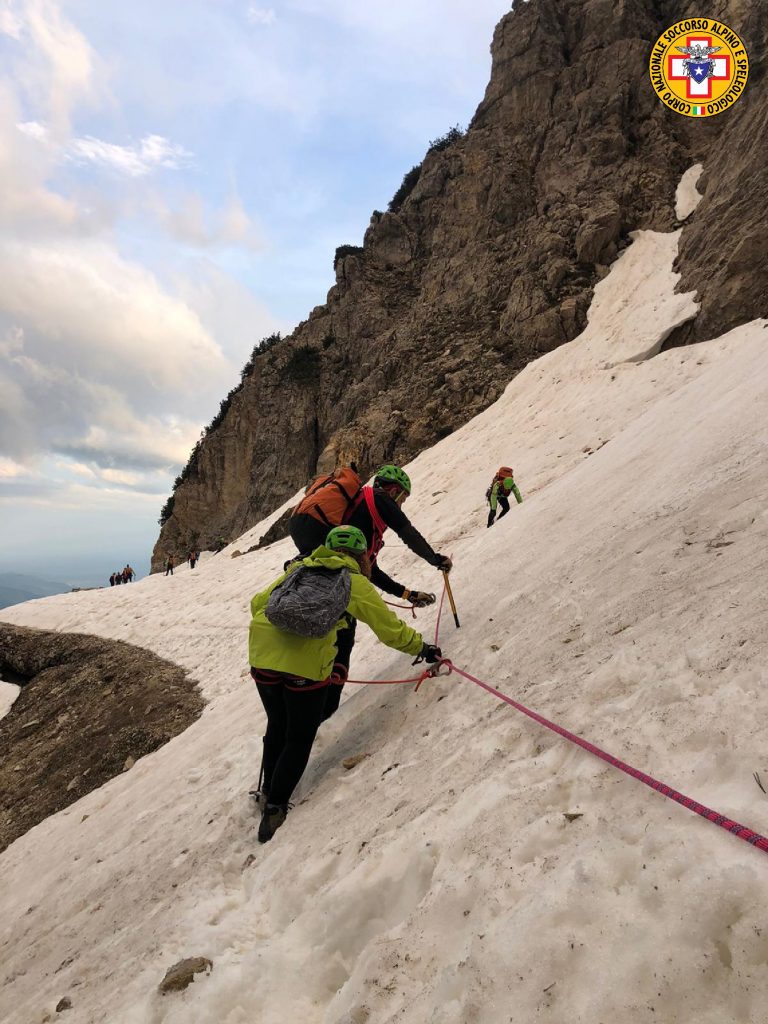 Intervento sul Pasubio - Foto CNSAS Veneto