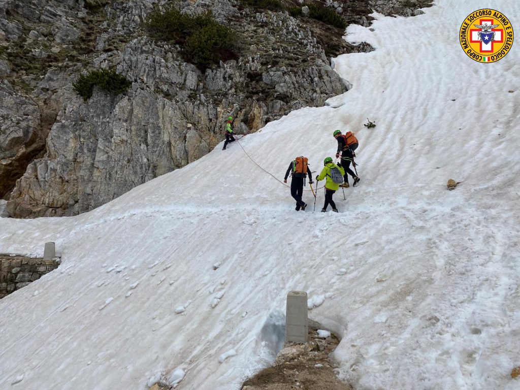Intervento sul Pasubio - Foto CNSAS Veneto