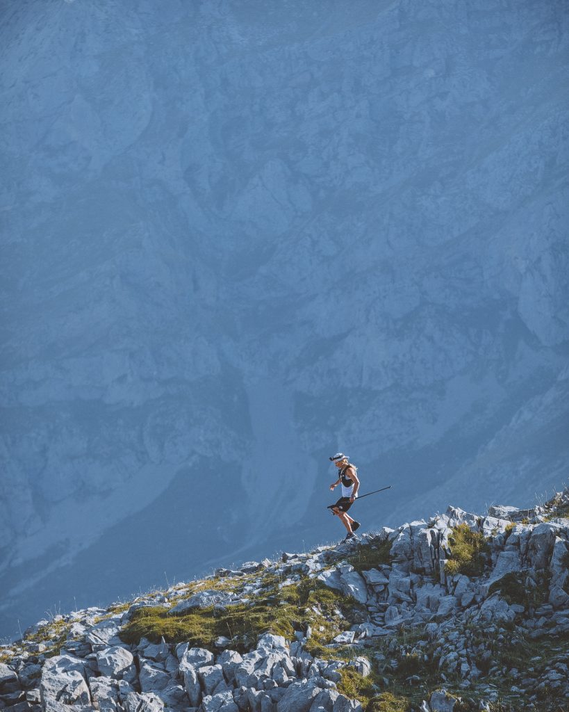Fernanda Maciel di corsa vero il Naranjo. Foto JordanManoukian
