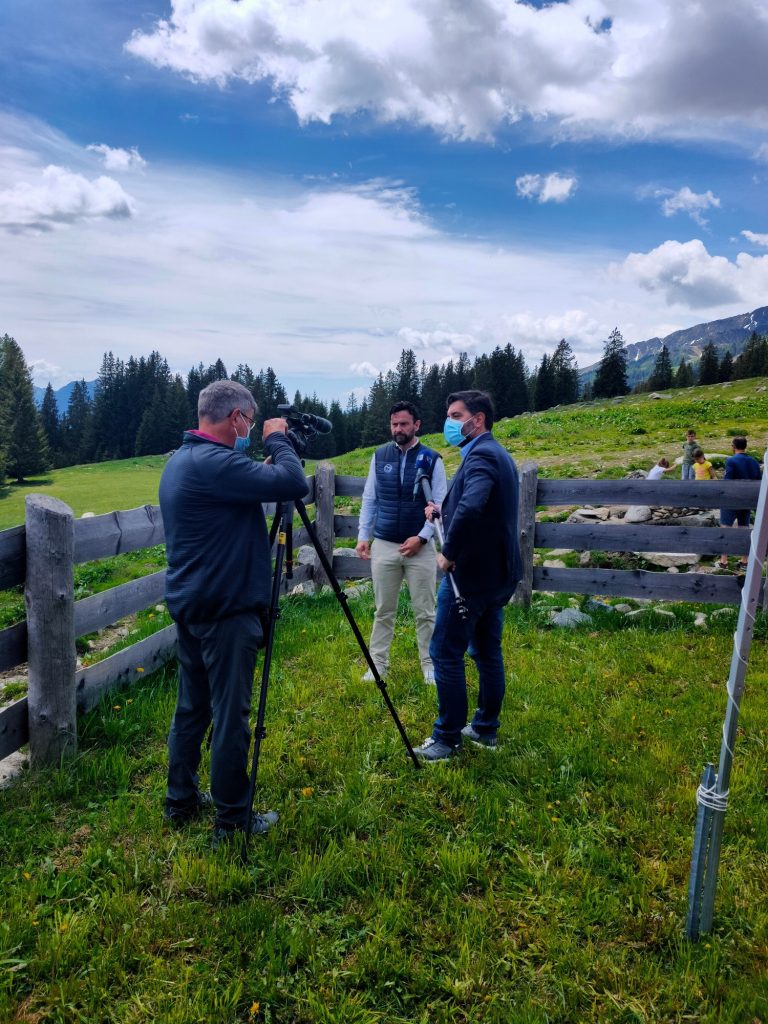Conferenza stampa di presentazione del Piano di mobilità - Foto FB Parco Naturale Adamello Brenta Geopark