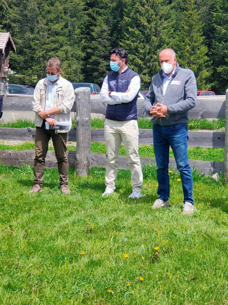 Conferenza stampa di presentazione del Piano di mobilità - Foto FB Parco Naturale Adamello Brenta Geopark