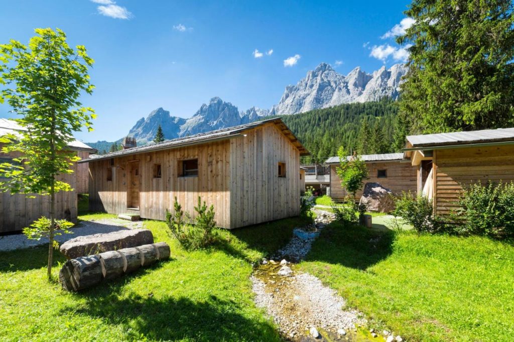 Caravan Park Sexte. I lodges. Alto Adige. Foto @ Caravan Park Sexte