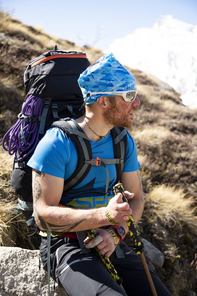 Andrea in montagna - foto Ilaria Cariello