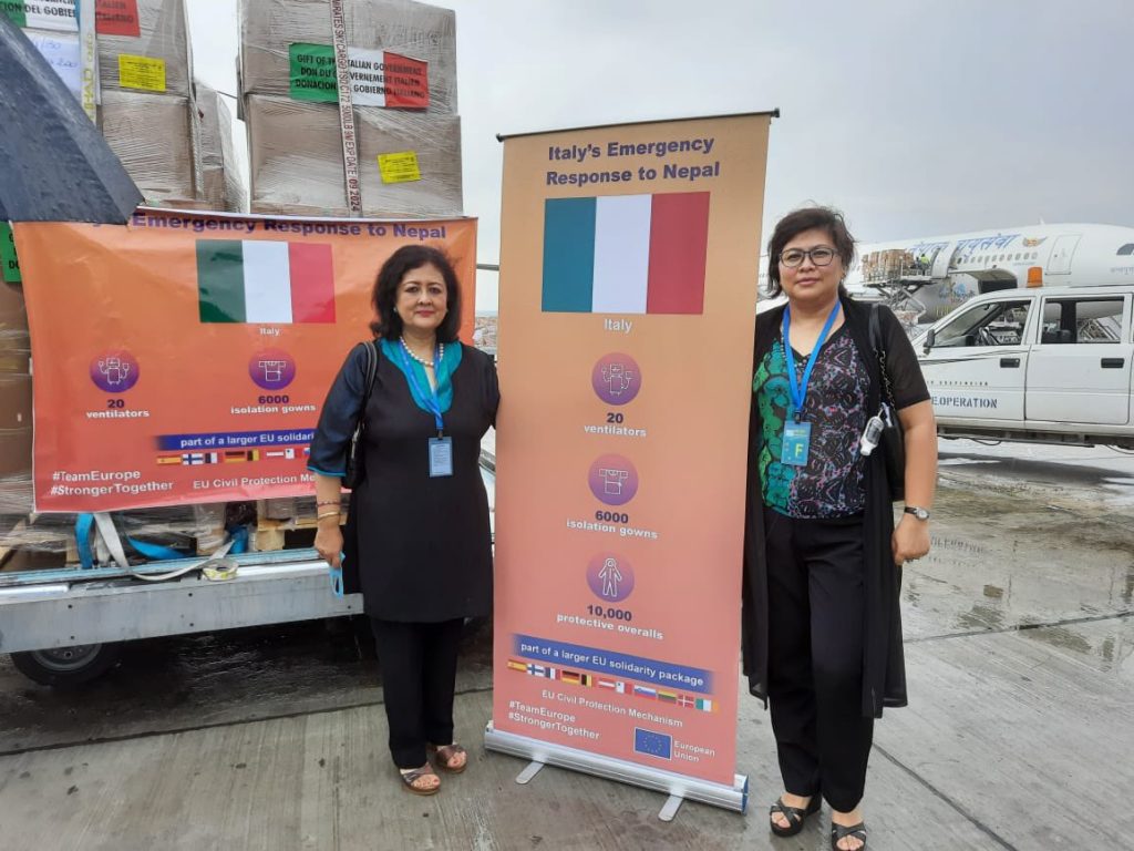 Cargo arrivato a Kathmandu 