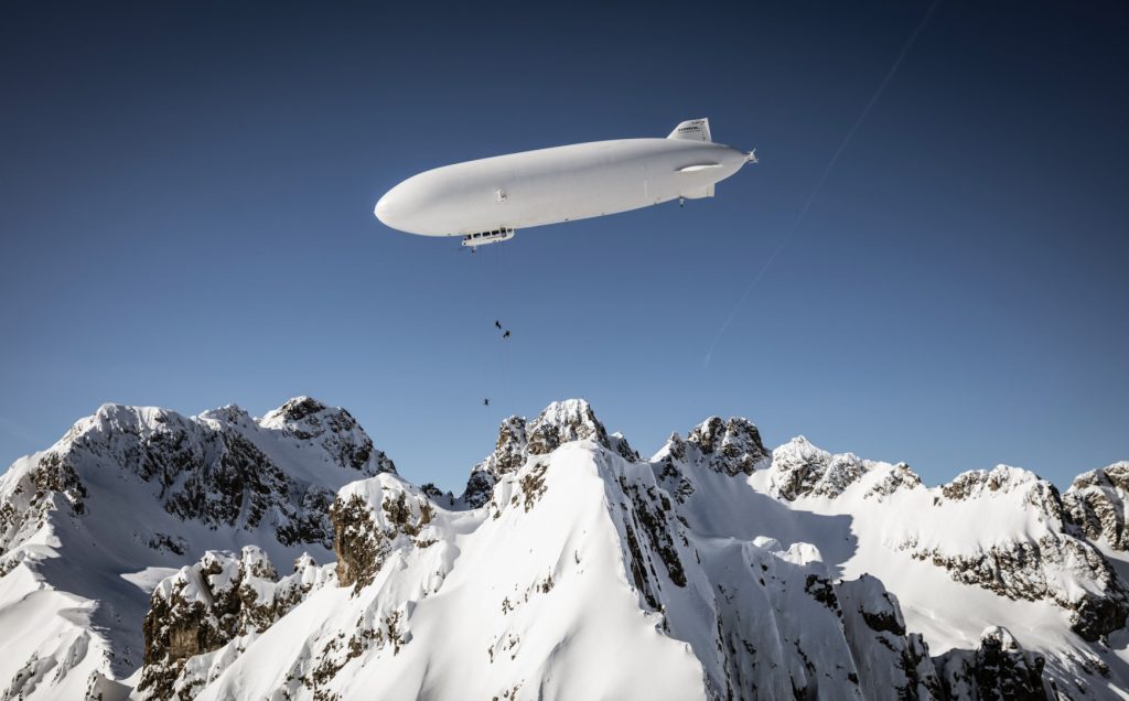 Zeppelin Skiing