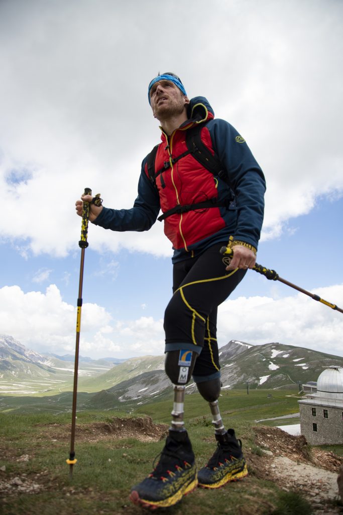 Andrea Lanfri durante il suo From 0 to 0 Gran Sasso. ©IlariaCarielloPhotography