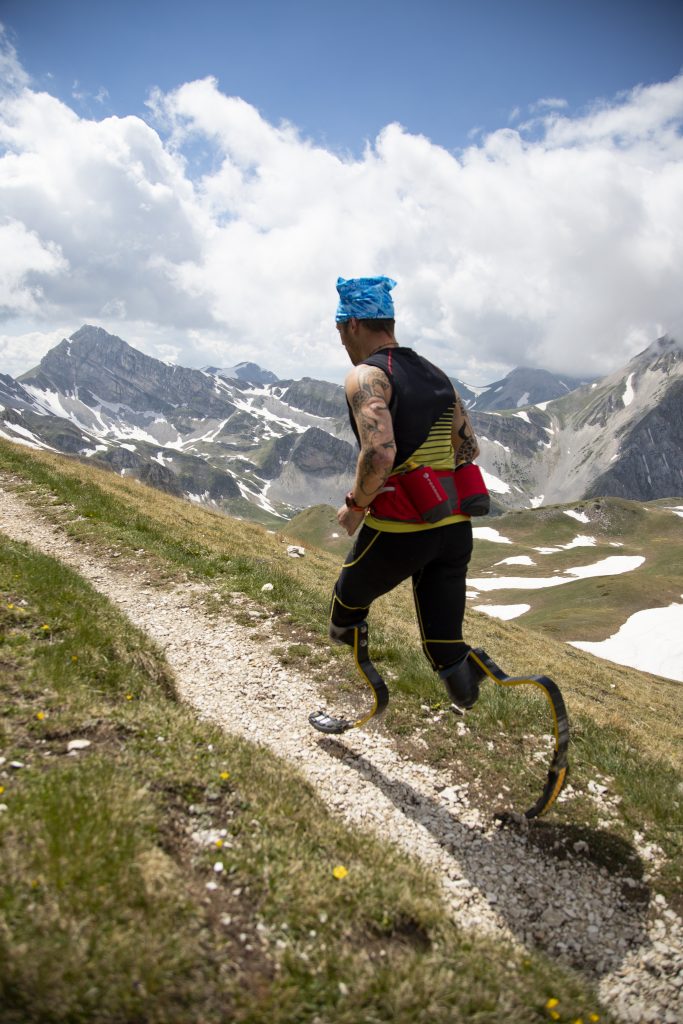 Andrea Lanfri durante il suo From 0 to 0 Gran Sasso. ©IlariaCarielloPhotography
