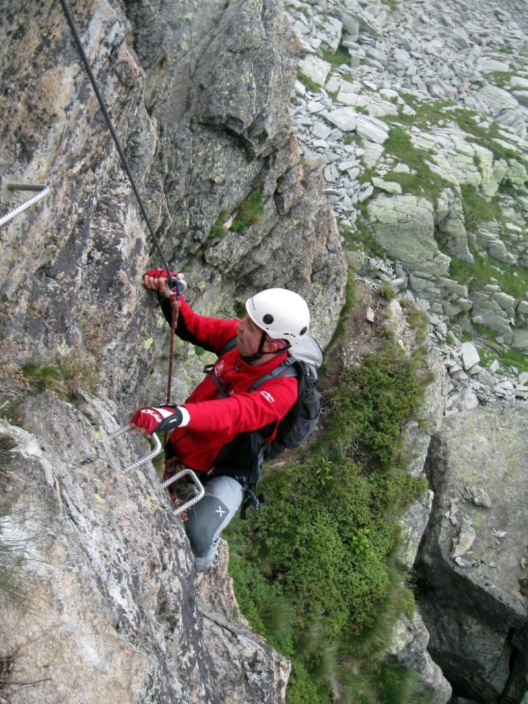 Lungo la ferrata Ciao Miki. Foto lovevda