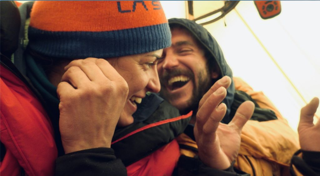 Tamara Lunger e Juan Pablo Mohr. Foto @ Tamara Lunger