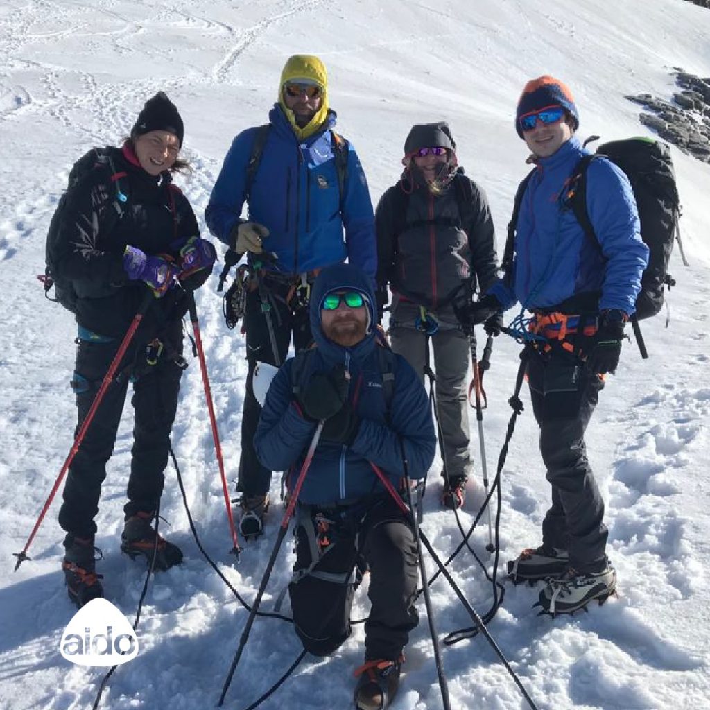 In salita a Punta Giordani - Foto FB AIDO