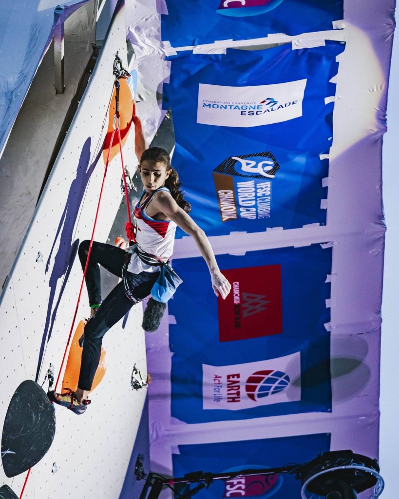 Laura Rogora a Chamonix - Foto FB Stefano Ghisolfi Ph. Lena Pedrella