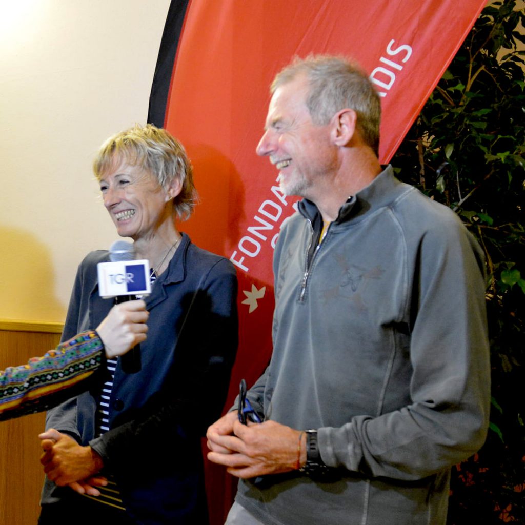 Nives Meroi e Romano Benet - Foto FB Gran Paradiso Film Festival 