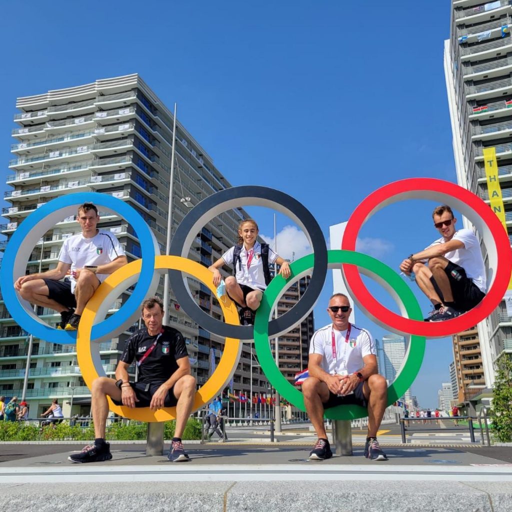 La squadra di arrampicata azzurra a Tokyo. Foto @ FASI