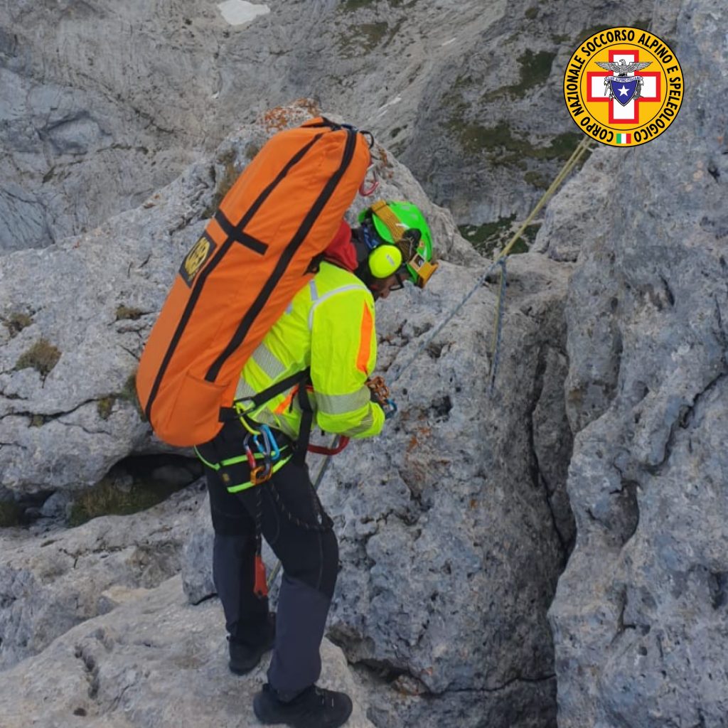 Intervento Gran Sasso - Foto CNSAS Abruzzo
