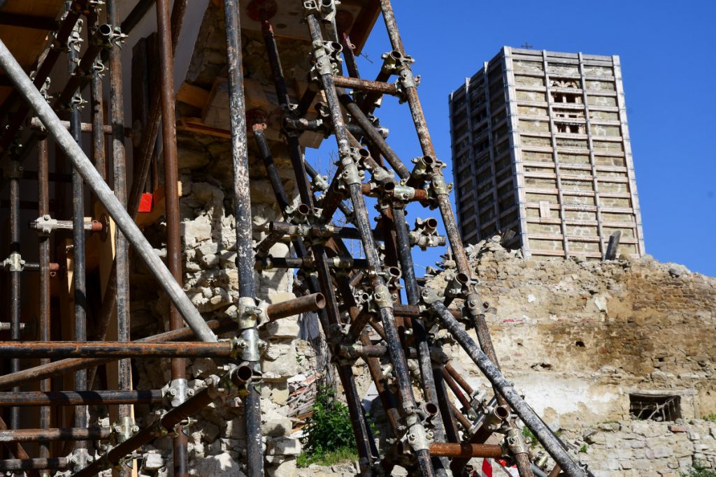 Accumoli, la zona rossa