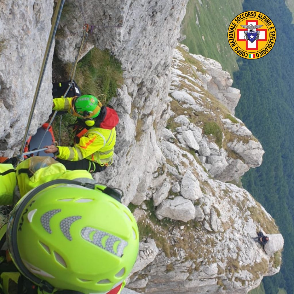 Intervento Gran Sasso - Foto CNSAS Abruzzo