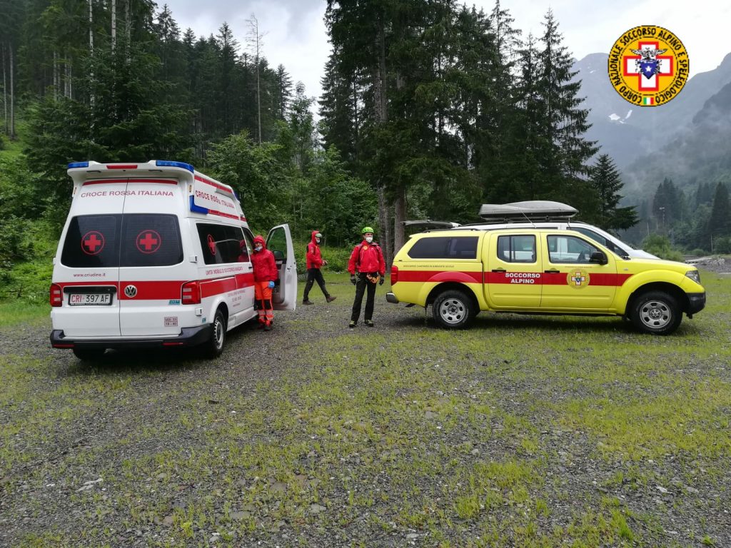 Campo base per interventi CNSAS FVG