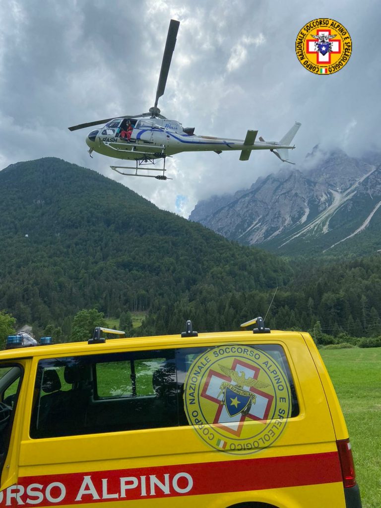 Campo base per interventi CNSAS FVG