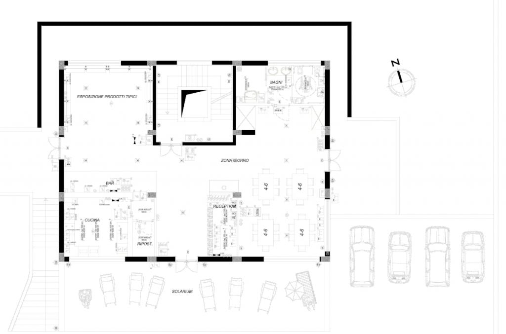 Il progetto e la pianta dell