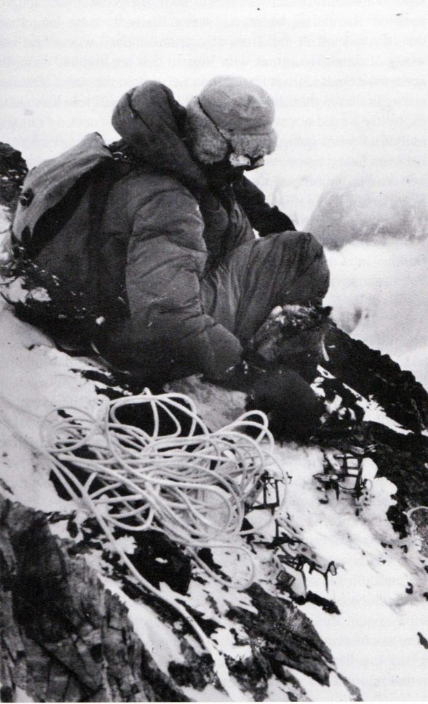 Lacedelli a campo IX sul K2, 1954