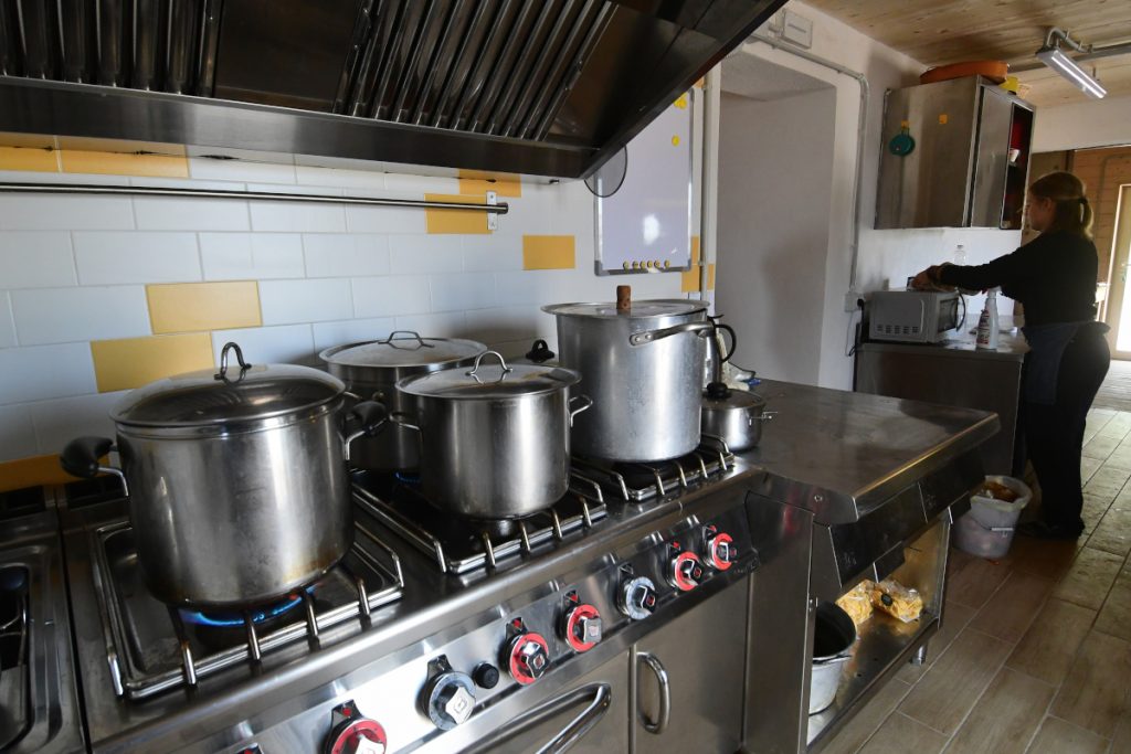 La nuova cucina del rifugio