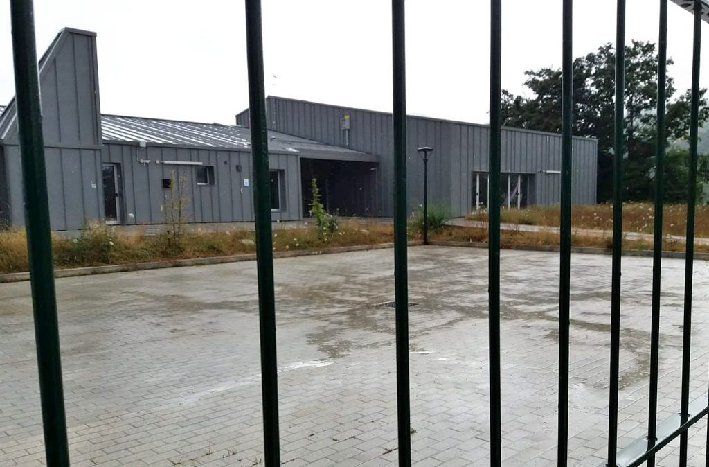 La nuova scuola, mai inaugurata, di Accumoli