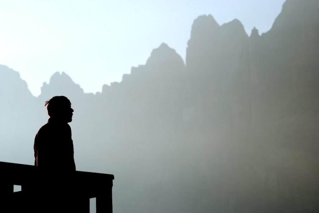 Le torri della Civetta dal rifugio Tissi