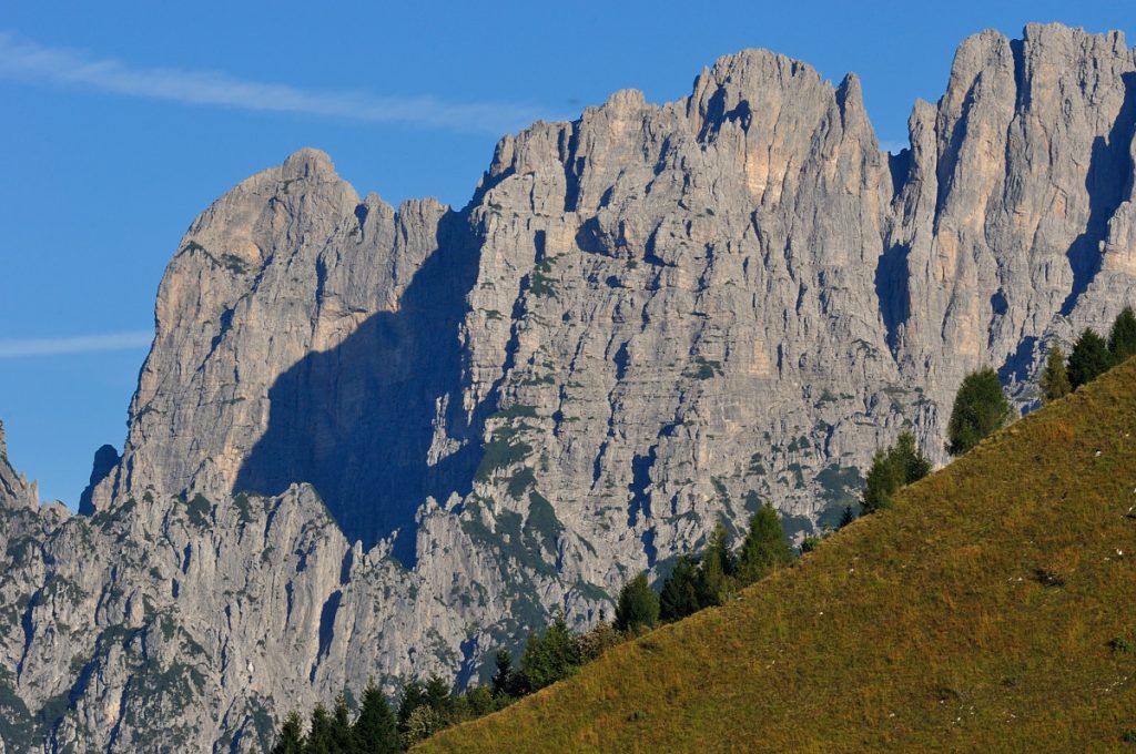 Monte Serva, il Burel dalla vetta, foto SA