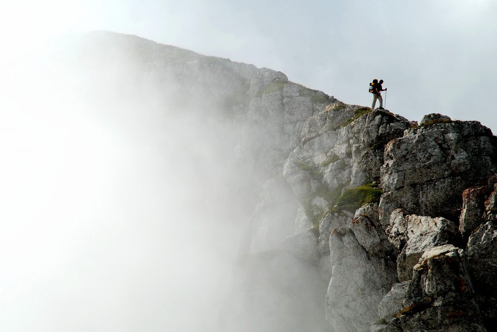 Tra il rifugio Semenza e il Monte Cavallo, foto SA