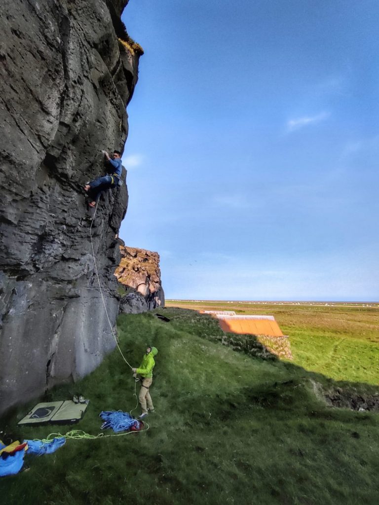 Uno scatto di questi giornate trascorse in Islanda. Foto Della Bordella