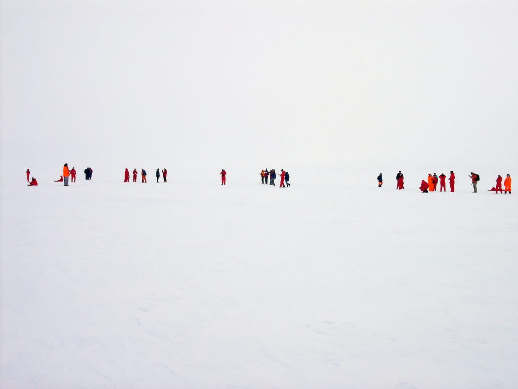 Whiteout in Antartide. Foto @ wikimedia commons