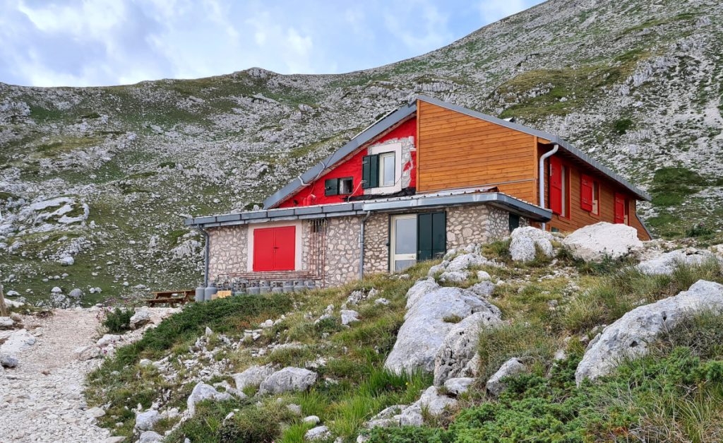 il nuovo rifugio Sebastiani