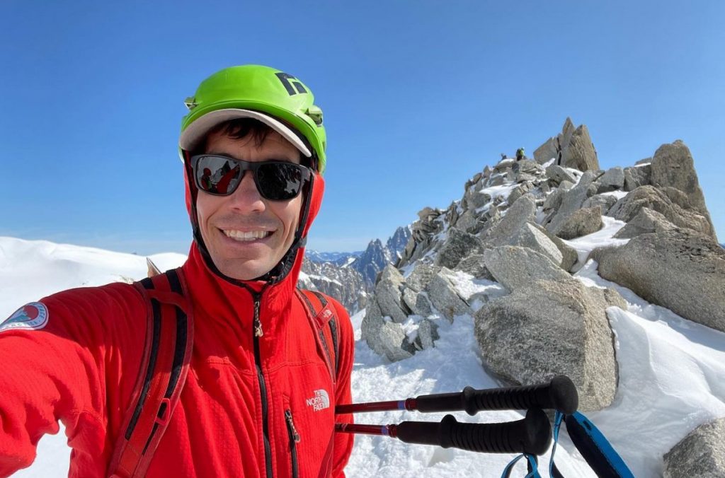 alex honnold, monte bianco, petit dru