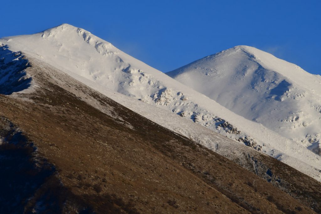Il Monte Sevice e il Monte Velino d