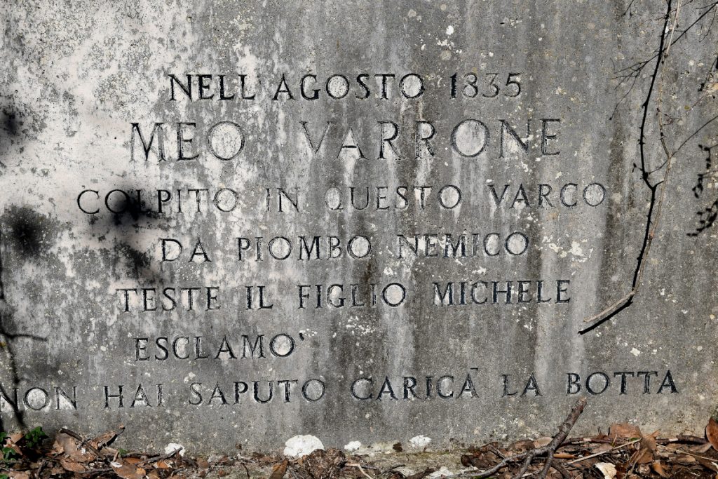La lapide di Meo Varrone